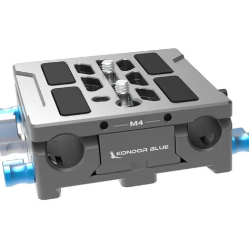 Kondor Blue Camera Cages & Rigs>Universal LWS ARRI Bridge Plate for ARRI, RED, URSA, C70, VENICE - Spacy Grey