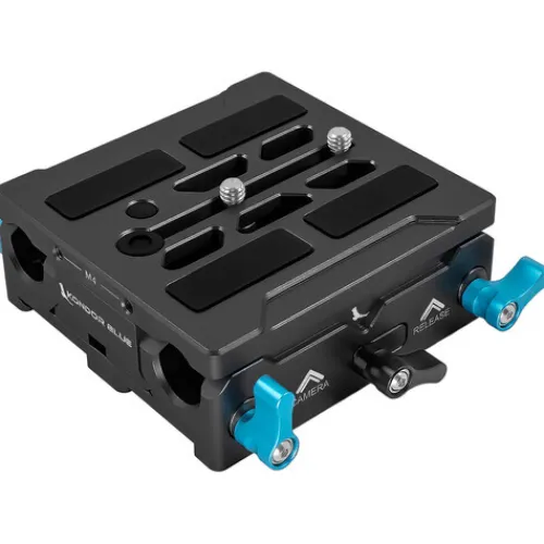 Kondor Blue Camera Cages & Rigs>Universal LWS ARRI Bridge Plate for ARRI, RED, URSA, C70, VENICE - Black
