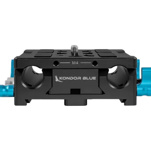 Kondor Blue Camera Cages & Rigs>Universal LWS ARRI Bridge Plate for ARRI, RED, URSA, C70, VENICE - Black
