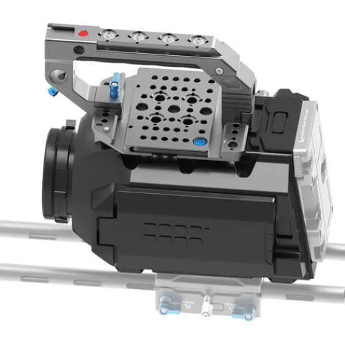 Kondor Blue Camera Cages & Rigs>URSA Mini Cage with Remote Trigger Handle - 12K/4.6K/4K - Space Grey