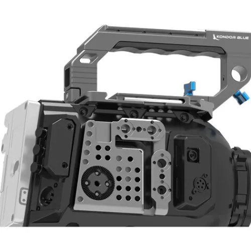 Kondor Blue Camera Cages & Rigs>URSA Mini Cage with Remote Trigger Handle - 12K/4.6K/4K - Space Grey