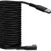 Kondor Blue Cables & Connectors>USB A to USB C Right Angle Cable - 3m - Raven Black