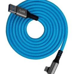 Kondor Blue Cables & Connectors>USB A To USB C Right Angle Cable - 3m - Blue