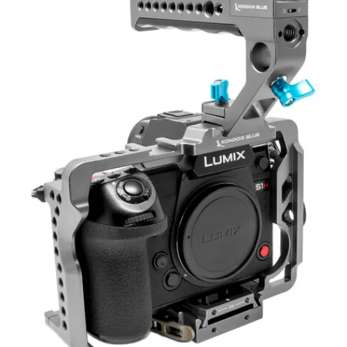 Kondor Blue Camera Cages & Rigs>Kondor Panasonic Lumix S1H Cage for S1/S1R/S1H - Cage Only - Space Grey