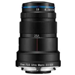 Laowa Canon Eos Ef Mount>25mm f/2.8 2.5-5X Ultra Macro Lens - Canon EF