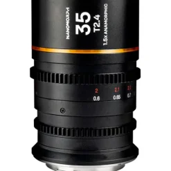 Laowa Cinema Lenses>Nanomorph 35mm T2.4 1.5x S35 Anamorphic Lens - Canon RF - Amber Flare