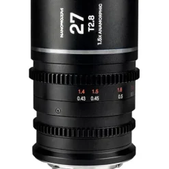 Laowa Cinema Lenses>Nanomorph 27mm T2.8 1.5x S35 Anamorphic Lens - L Mount - Silver Flare