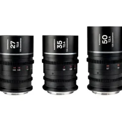 Laowa Cinema Lenses>Nanomorph S35 Prime 3 Lens Bundle - Fujifilm X - Silver Flare