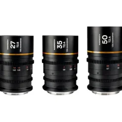 Laowa Cinema Lenses>Nanomorph S35 Prime 3 Lens Bundle - DJI DL - Amber Flare