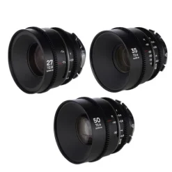 Laowa Cinema Lenses>Nanomorph S35 Prime 3 Lens Bundle - ARRI PL & Canon EF - Silver Flare
