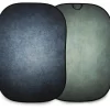 Lastolite Light Stands, Backgrounds & Mounting>Collapsible Vintage Background 1.5m x 2.1m - Ink/Sage