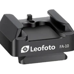 Leofoto Shoe Mount Adapters>FA-10 QR Plate for Cold Shoe and Hot Shoe Adapter