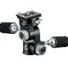 Leofoto Tripod Heads>FW-01R Pan and Tilt Head with RH-2L Panning Clamp and NP-60 Plate