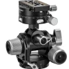 Leofoto Tripod Heads>G4 Pro 60mm 3-Axis Geared Head with GR-2 Geared Panning Clamp