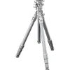 Leofoto Tripods>LG-284C Silver 4 Section Water Resistant Carbon Fibre Tripod with LH-36R Ball Head