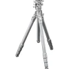 Leofoto Tripods>LG-324C Silver 4 Section Water Resistant Carbon Fibre Tripod with LH-40R Ball Head