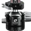 Leofoto Tripod Heads>LH-55LR 55mm Low Profile Ball Head with LR-70 Quick Release Lever Clamp and QP-70N Plate