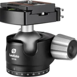 Leofoto Tripod Heads>LH-36LR 36mm Low Profile Ball Head with LR-50 Quick Release Lever Clamp and NP-50 Plate