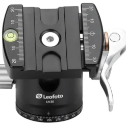 Leofoto Tripod Heads>LH-30LR 30mm Low Profile Ball Head with LR-50 Quick Release Lever Clamp and NP-50 Plate