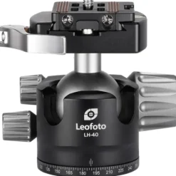 Leofoto Tripod Heads>LH-40LR 40mm Low Profile Ball Head with LR-50 Quick Release Lever Clamp and NP-50 Plate