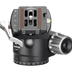 Leofoto Tripod Heads>LH-40LR 40mm Low Profile Ball Head with LR-50 Quick Release Lever Clamp and NP-50 Plate