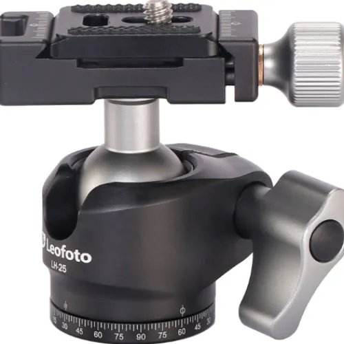 Leofoto Tripods>LY-224C Mr Y Series 4 Section Carbon Fibre Tripod with LH-25 Ball Head