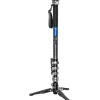 Leofoto Monopods>MF-324CL Pro 4 Section Long Carbon Fibre Video Monopod