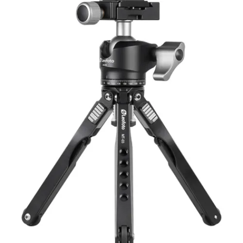 Leofoto Tripods>MT-03 2 Mini Table Top 2 Section Tripod with LH-25 Ball Head