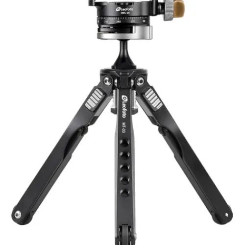 Leofoto Tripods>MT-03 Table Top 2 Section Tripod with MBC-20 Inverted Ball Head