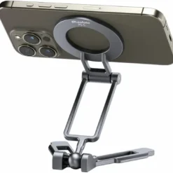 Leofoto Smartphone Accessories>PS-5 Magnetic Foldable Phone Stand - Silver
