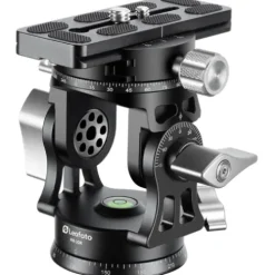 Leofoto Tripod Heads>VH-30R 2-Way Monopod Head with Panning Clamp and PU-100D Plate