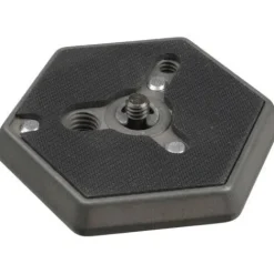 Manfrotto Tripod Accessories|Quick Release Plates>130-14 Hexagonal Quick Release Plate - Flat Bottomed with 1/4"-20 Screw