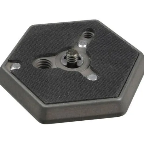 Manfrotto Tripod Accessories|Quick Release Plates>130-14 Hexagonal Quick Release Plate - Flat Bottomed with 1/4"-20 Screw