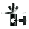 Manfrotto Mounting Hardware|Light Stands, Backgrounds & Mounting>179 16mm Female Adapter with 3/8" Screw and 80mm Disc