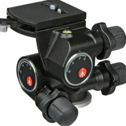 Manfrotto Tripod Heads>410 3-Way, Geared Pan-and-Tilt Head with 410PL Quick Release Plate