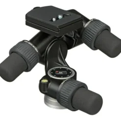 Manfrotto Tripod Accessories>405 3-Way, Geared Pan-and-Tilt Head with 410PL Quick Release Plate