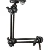 Manfrotto Mounting Hardware|Light Stands, Backgrounds & Mounting>396B-2 2-Section Double Articulated Arm with Camera Bracket