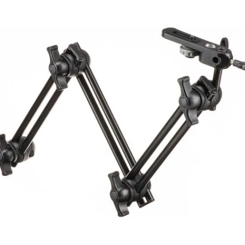 Manfrotto Mounting Hardware|Light Stands, Backgrounds & Mounting>396B-3 3-Section Double Articulated Arm with Camera Bracket