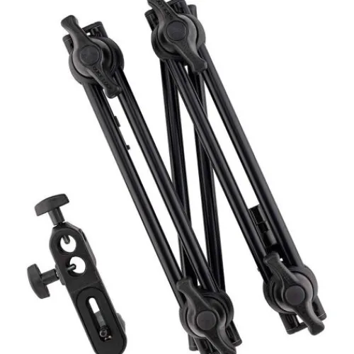 Manfrotto Mounting Hardware|Light Stands, Backgrounds & Mounting>396B-3 3-Section Double Articulated Arm with Camera Bracket