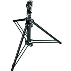 Manfrotto Mounting Hardware|Light Stands, Backgrounds & Mounting>Follow Spot Stand with Leveling Leg (Black, 4.8')
