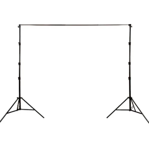 Manfrotto Light Stands, Backgrounds & Mounting>LA1108 Support for 3m Curtain & Roll Up Backgrounds - Metal Collars