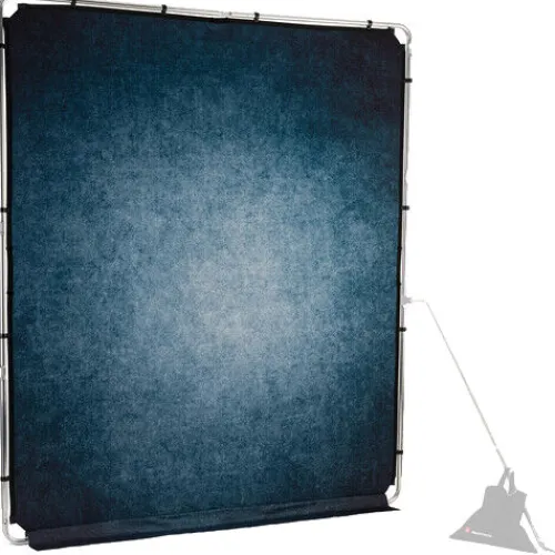 Manfrotto Mounting Hardware|Light Stands, Backgrounds & Mounting>LL LB7922 EzyFrame Vintage Background Kit - 6.5 x 7.5', Ink