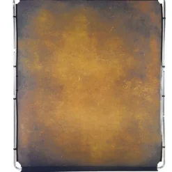 Manfrotto Mounting Hardware|Light Stands, Backgrounds & Mounting>LL LB7926 EzyFrame Vintage Background Kit 6.5 x 7.5' - Tobacco