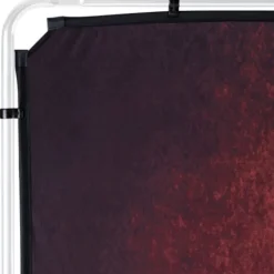 Manfrotto Mounting Hardware|Light Stands, Backgrounds & Mounting>LL LB7941 EzyFrame Vintage Background Cover - 6.5 x 7.5', Crimson