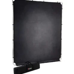 Manfrotto Mounting Hardware|Light Stands, Backgrounds & Mounting>LL LB7936 EzyFrame Vintage Background Kit - 6.5 x 7.5', Pewter