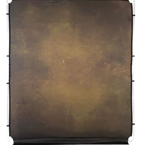 Manfrotto Mounting Hardware|Light Stands, Backgrounds & Mounting>LL LB7925 EzyFrame Vintage Background Cover 6.5 x 7.5' - Olive