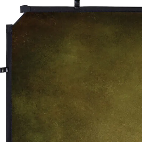 Manfrotto Mounting Hardware|Light Stands, Backgrounds & Mounting>LL LB7925 EzyFrame Vintage Background Cover 6.5 x 7.5' - Olive