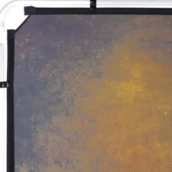 Manfrotto Mounting Hardware|Light Stands, Backgrounds & Mounting>LL LB7927 EzyFrame Vintage Background Cover 6.5 x 7.5' - Tobacco