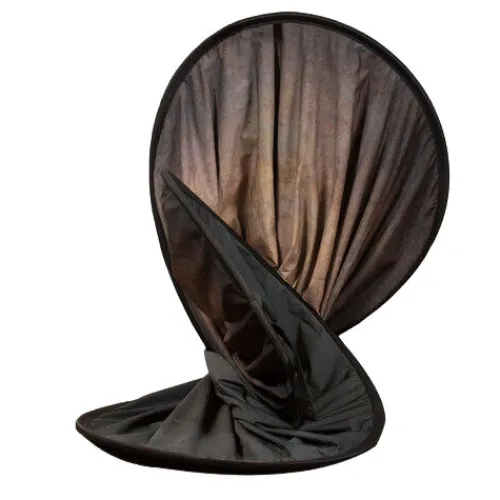 Manfrotto Mounting Hardware|Light Stands, Backgrounds & Mounting>LL LB5721 Vintage Collapsible Background - Walnut/Pewter, 5 x 7'