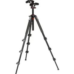 Manfrotto Tripods>MK190XPRO4-3W Aluminium Tripod with 3-Way Pan/Tilt Head